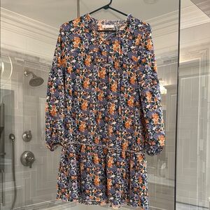 Floral Long-Sleeve Dress